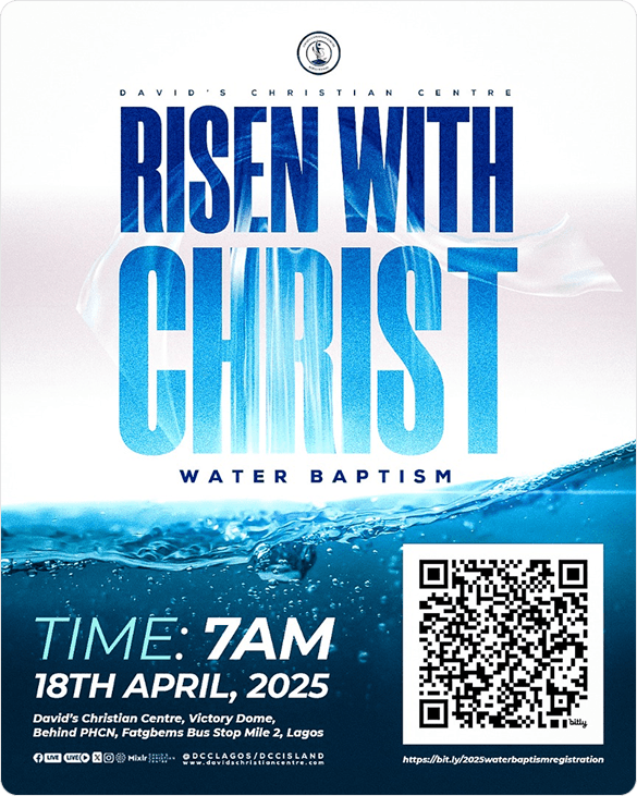 2025 Water Baptism Flyer